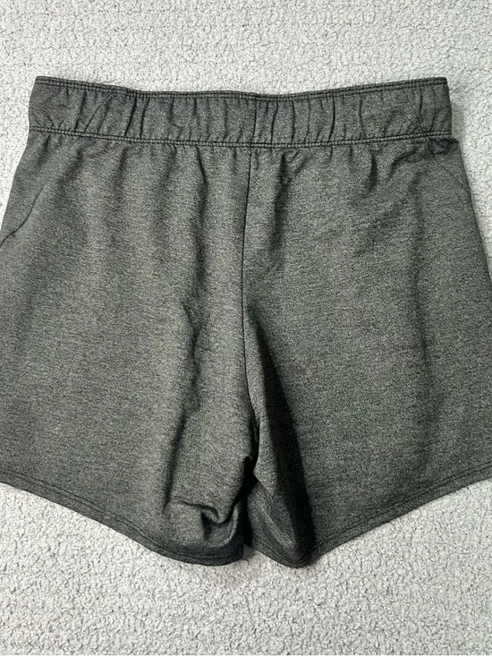 Nike Dri Fit Women's Grey Active Shorts with Foldable Logo Waistband Sz S - Picture 5 of 7